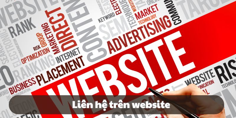 Website là kênh kết nối không thể thiết khi tham gia